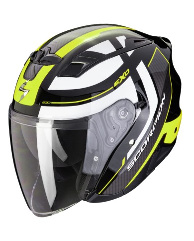 CASCO SCORPION EXO-230 PUL BLACK/NEON YELLOW