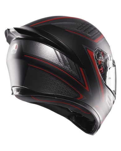 CASCO AGV K1 S SLING MATT BLACK/RED