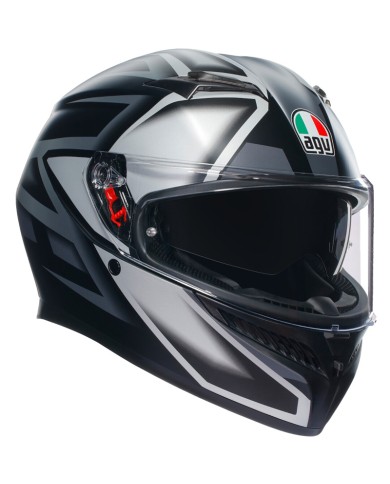 CASCO AGV K3 E2206 COMPOUND MATT BLACK/GREY
