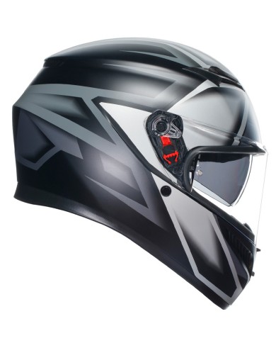 CASCO AGV K3 E2206 COMPOUND MATT BLACK/GREY