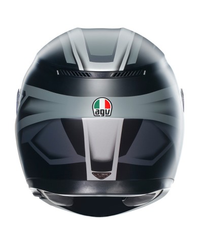CASCO AGV K3 E2206 COMPOUND MATT BLACK/GREY