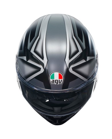 CASCO AGV K3 E2206 COMPOUND MATT BLACK/GREY