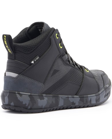 ZAPATILLAS DAINESE SUBURB D-WP BLACK/CAMO/ACID YELLOW