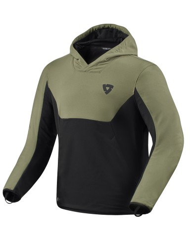 SUDADERA REVIT ANDON NEGRO/VERDE
