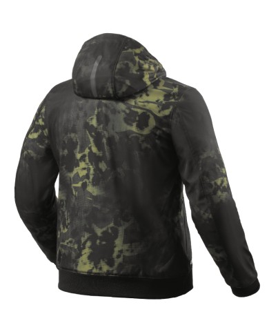CHAQUETA REVIT SAROS WB NEGRO/VERDE OSCURO
