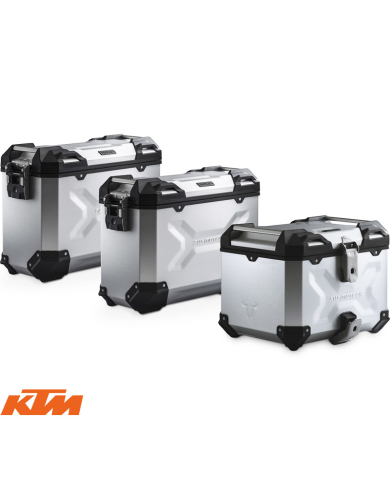PACK MALETAS LATERALES + BAUL + BOLSAS + SOPORTES SW-MOTECH KTM ADV.04.835.75000/S