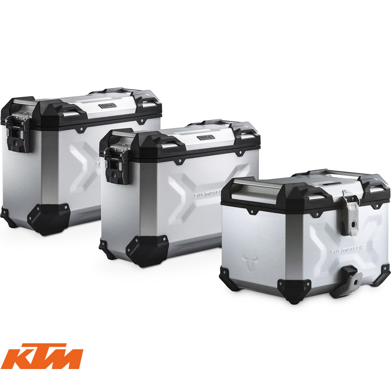 PACK MALETAS LATERALES + BAUL + BOLSAS + SOPORTES SW-MOTECH KTM ADV.04.835.75000/S