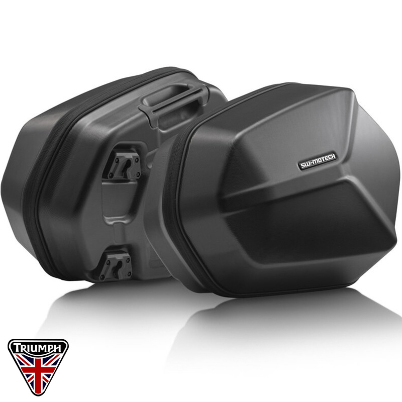 PACK MALETAS LATERALES + SOPORTES + BOLSAS SW-MOTECH AERO ABS TRIUMPH KFT.11.748.60100/B