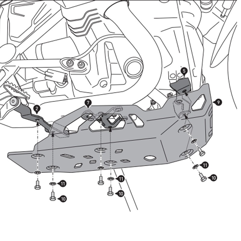 CUBRECARTER SW-MOTECH ENGINE GUARD BMW MSS.07.904.10002/B