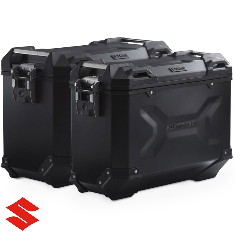 PACK MALETAS LATERALES + BOLSAS + SOPORTES SW-MOTECH SUZUKI KFT.05.601.70100/B
