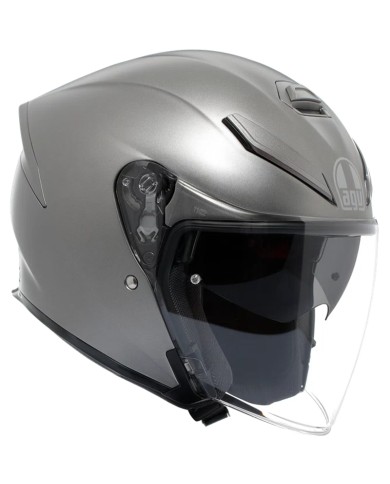 CASCO AGV K5 JET EVO MONO MATT LUNA GREY