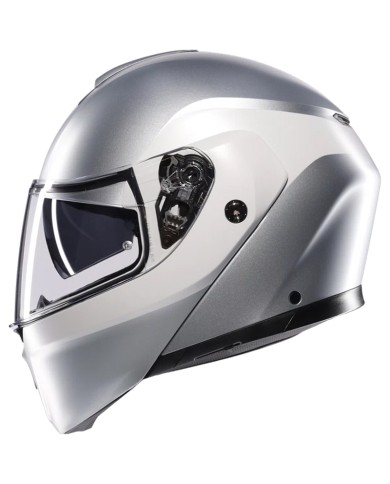 CASCO AGV STREETMODULAR LEVICO MATT DOUBLE LIGHT GREY