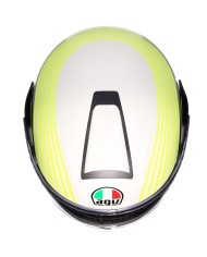 CASCO AGV STREETMODULAR ISEO MATT WHITE/BLACK/YELLOW FLUO