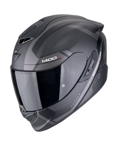 CASCO SCORPION EXO-1400 EVO II CARBON AIR ENKO MATT BLACK/SILVER