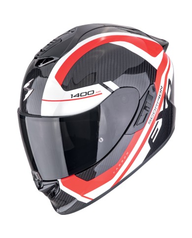 CASCO SCORPION EXO-1400 EVO II CARBON AIR ENKO BLACK/RED/WHITE