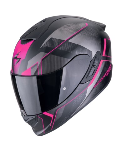 CASCO SCORPION EXO-1400 EVO II AIR INTENSIO BLACK MATT/PINK