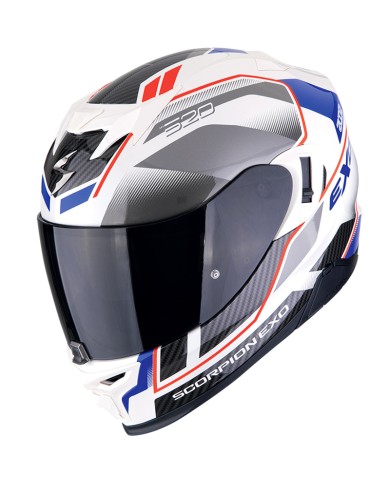 CASCO SCORPION EXO-520 EVO AIR LENA WHITE PEARL/BLUE