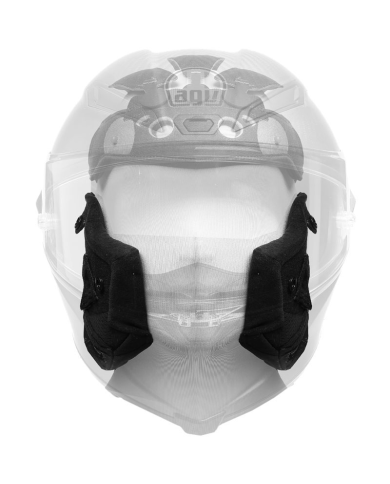 CARRILLERAS CASCO AGV K1 TALLA (ML)
