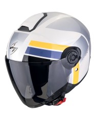 CASCO SCORPION EXO-CITY II BLUR WHITE/SILVER/YELLOW
