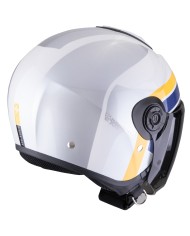 CASCO SCORPION EXO-CITY II BLUR WHITE/SILVER/YELLOW