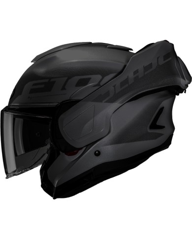 CASCO HJC F100 SEMI FLAT TITANIUM