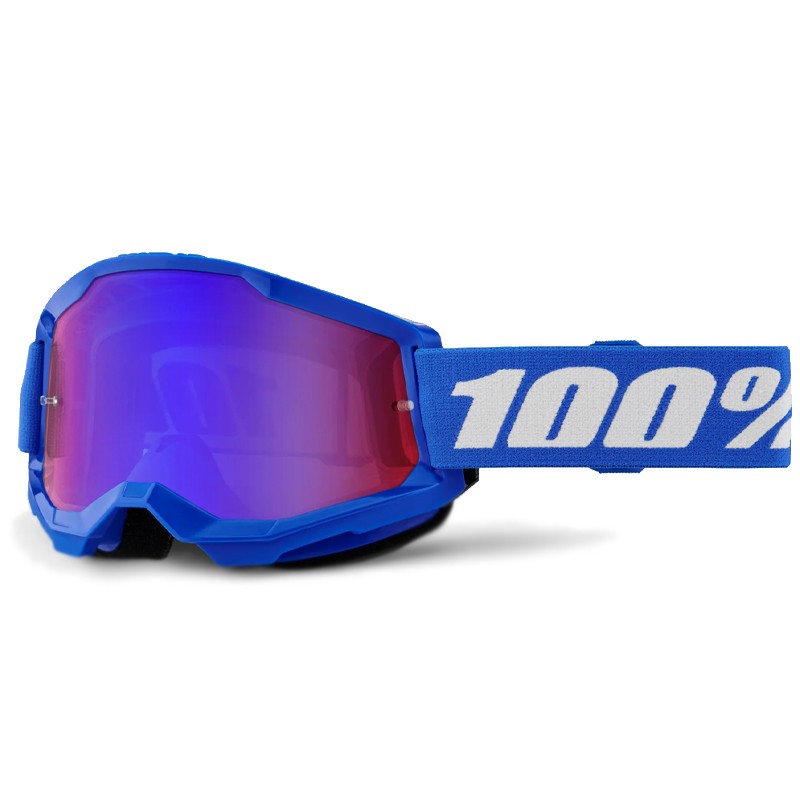 GAFAS 100% STRATA 2 M2 AZUL / ROJO AZUL ESPEJO