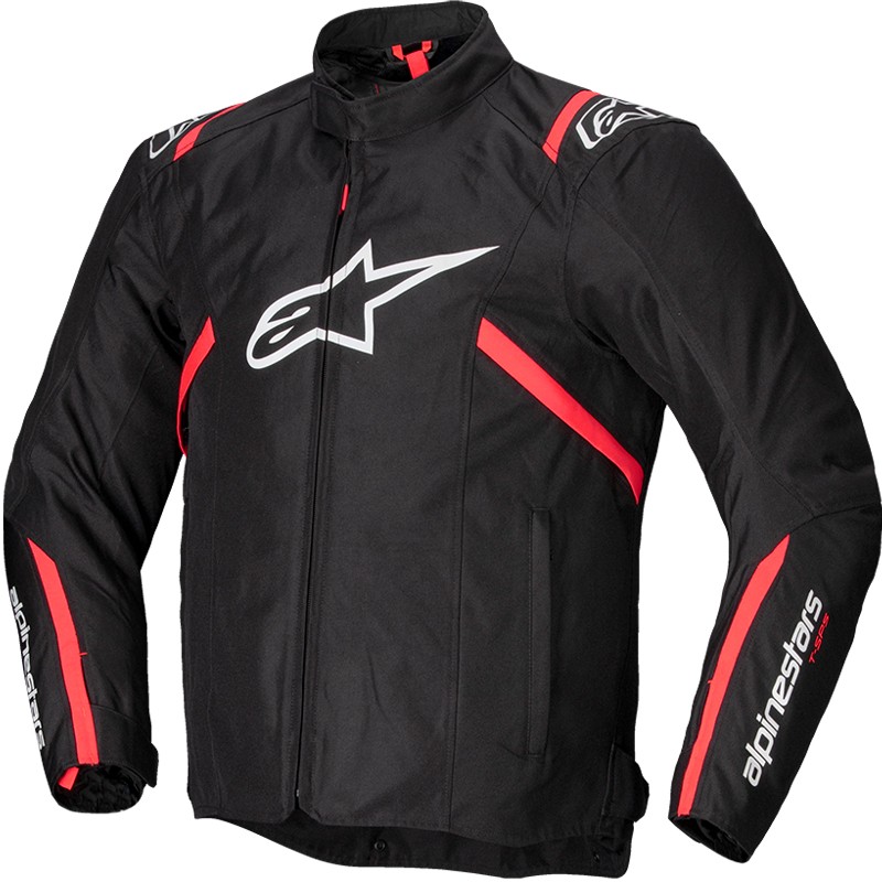 CHAQUETA ALPINESTARS T-SPS V2 WATERPROOF BLACK/WHITE/RED FLUO