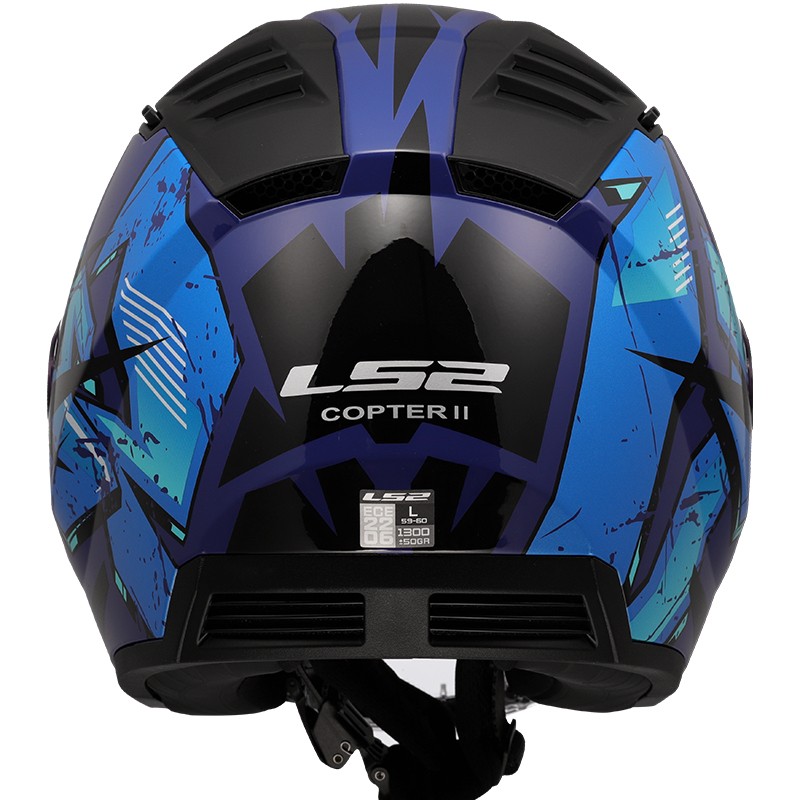 CASCO LS2 COPTER II KANJI BLUE