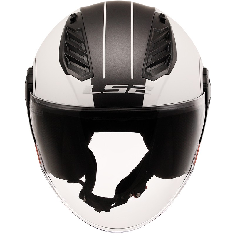CASCO LS2 AIRFLOW II COVER MATT/WHITE/RED