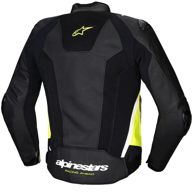 CHAQUETA ALPINESTARS MISSILE V3 AIRFLOW BLACK/YELLOW FLUO/WHITE