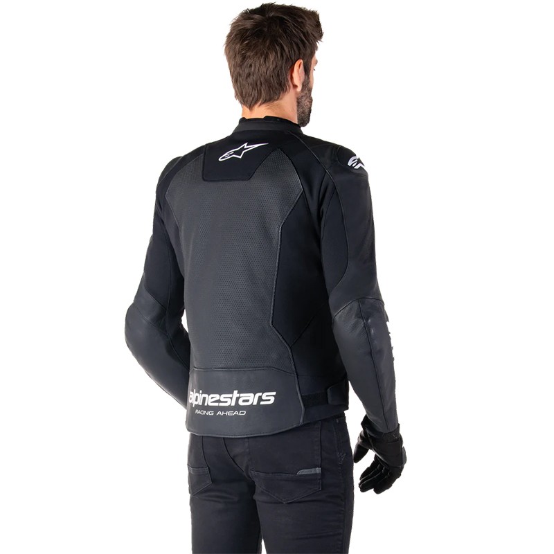 CHAQUETA ALPINESTARS FASTER V3 AIRFLOW BLACK/WHITE