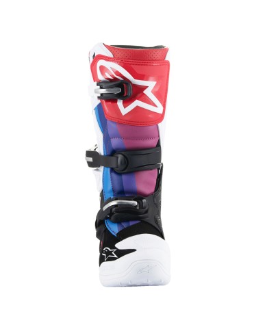 BOTAS ALPINESTARS TECH 7S JUNIOR WHITE/BLACK/RAINBOW