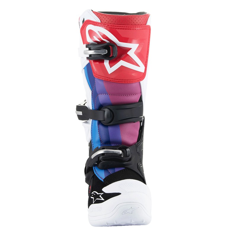 BOTAS ALPINESTARS TECH 7S JUNIOR WHITE/BLACK/RAINBOW