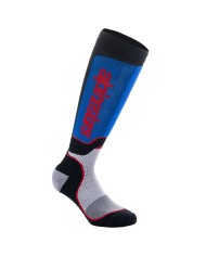 CALCETINES ALPINESTARS MX PLUS BLACK/WHITE/BLUE