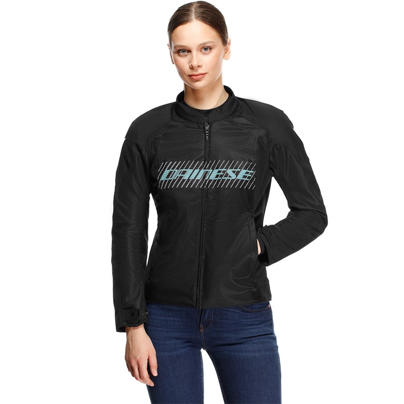 CHAQUETA DAINESE HEROSPHERE AIR TEX LADY BLACK/GRAY/LIGHT GREEN