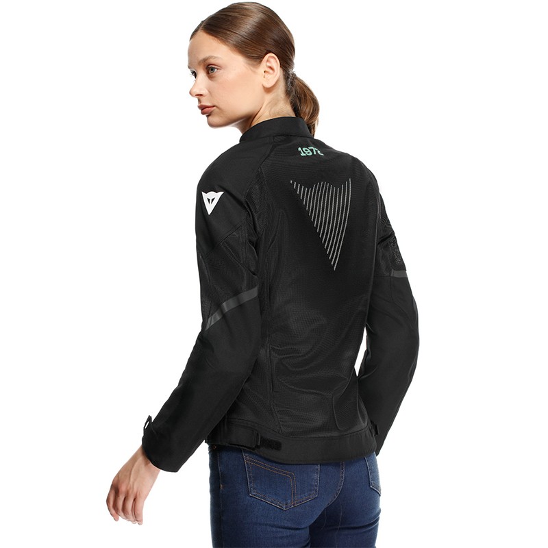 CHAQUETA DAINESE HEROSPHERE AIR TEX LADY BLACK/GRAY/LIGHT GREEN