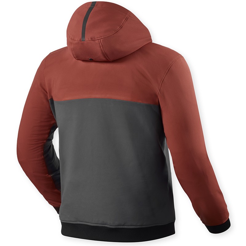 CHAQUETA REVIT PARABOLICA 2 BURGUNDY RED/GREY