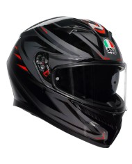 CASCO AGV K3 SYTH BLACK/WHITE