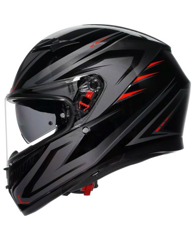 CASCO AGV K3 SYTH BLACK/WHITE