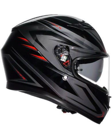 CASCO AGV K3 SYTH BLACK/WHITE