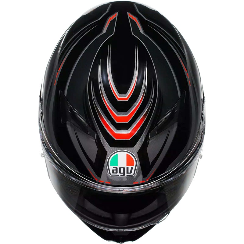 CASCO AGV K3 SYTH BLACK/WHITE