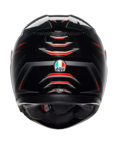 CASCO AGV K3 SYTH BLACK/WHITE
