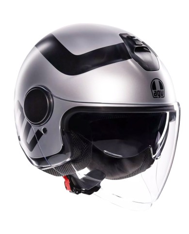 CASCO AGV ETERES RIMINI MATT GREY/BLACK