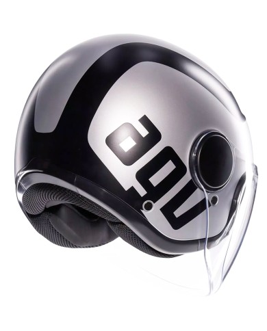 CASCO AGV ETERES RIMINI MATT GREY/BLACK