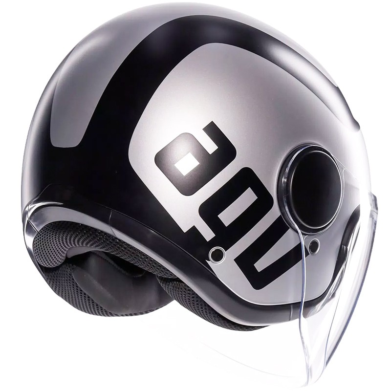 CASCO AGV ETERES RIMINI MATT GREY/BLACK