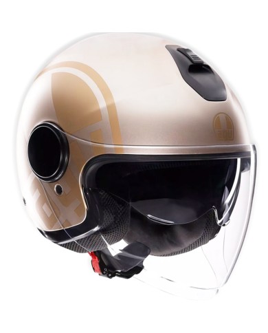 CASCO AGV ETERES SIROLO MATT WHITE/GOLD