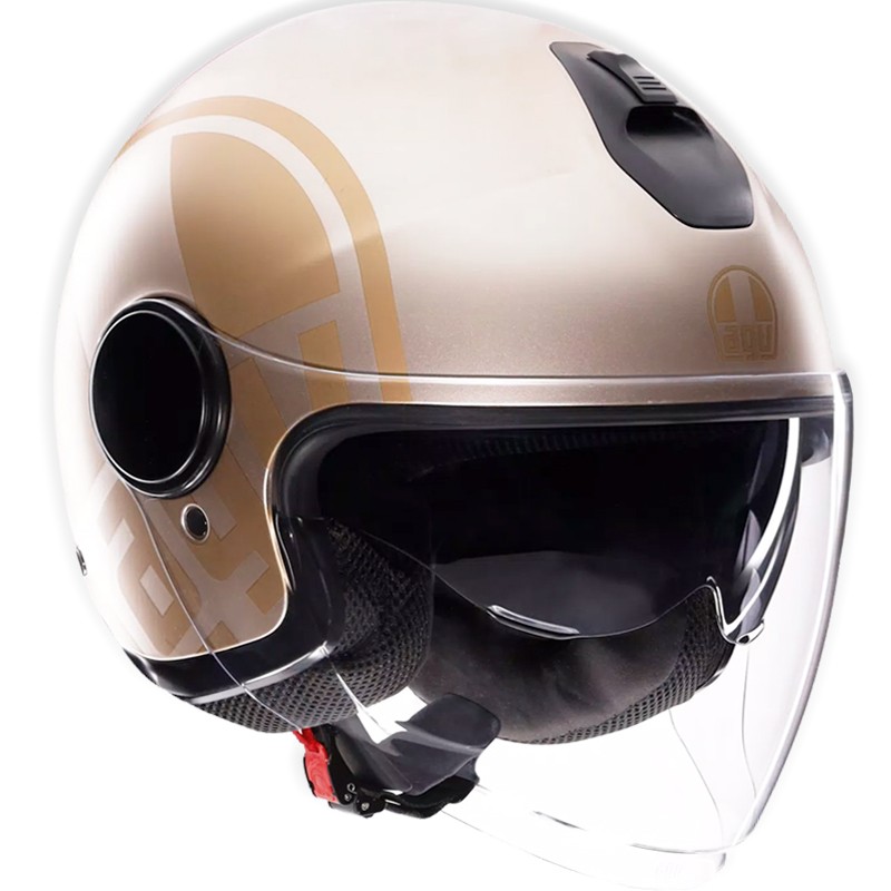 CASCO AGV ETERES SIROLO MATT WHITE/GOLD