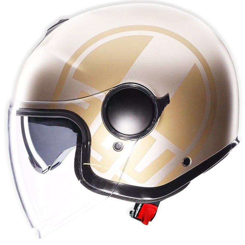 CASCO AGV ETERES SIROLO MATT WHITE/GOLD