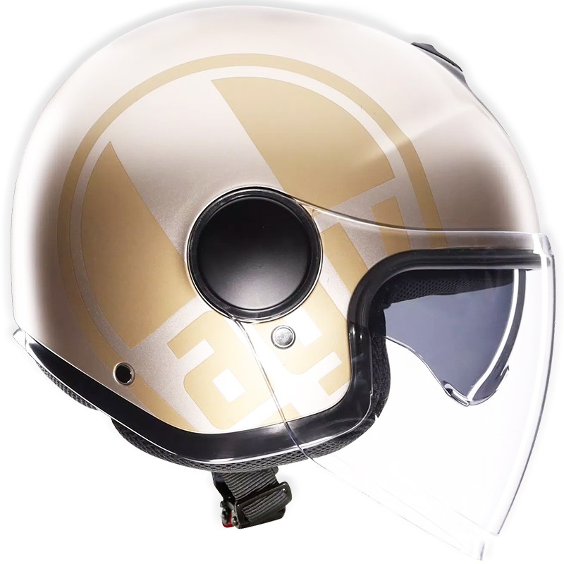 CASCO AGV ETERES SIROLO MATT WHITE/GOLD