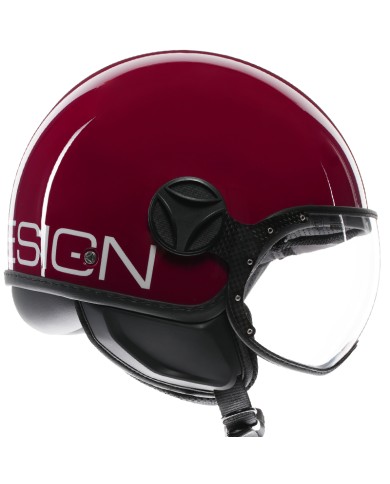 CASCO MOMO DESIGN FGTR CLASSIC CANDY PURPLE/WHITE